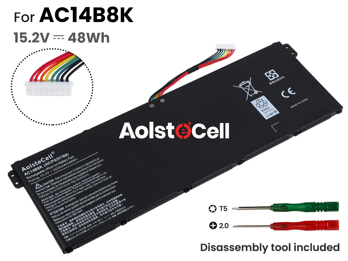 AC14B8K Battery for Acer Aspire 3 5 Predator Helios 300 N17C1
